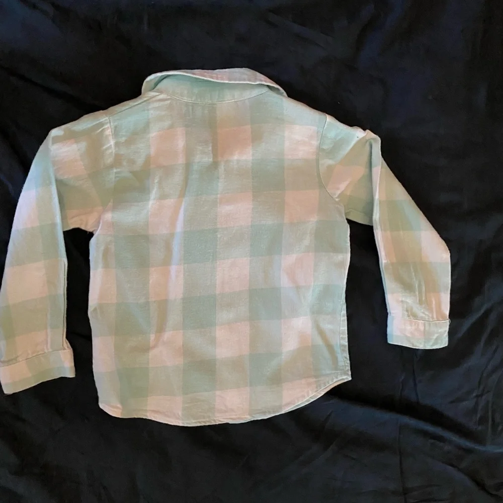 Carters - GUC - Girls Long sleeve flannel shirt 4T